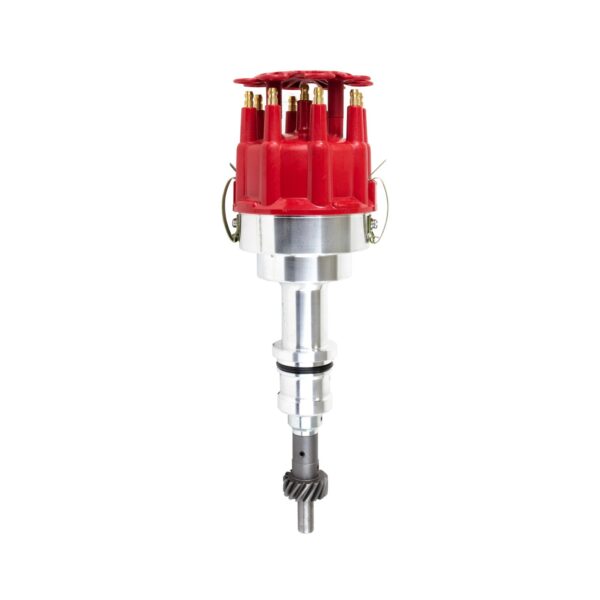TSP Pro Billet Distributor; Ford Small Block V8 (221; 260; 289; 302); Red