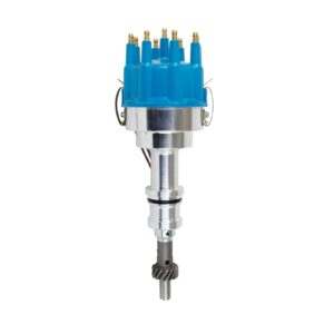 TSP Pro Billet Distributor; Ford 351W; Blue