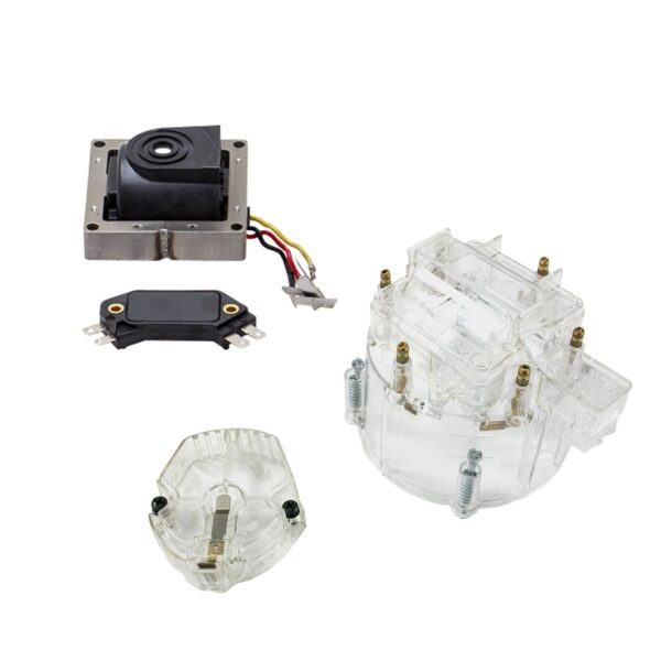 TSP HEI Distributor Standard Cap Tune Up Kit; 6 Cylinder Male; Clear