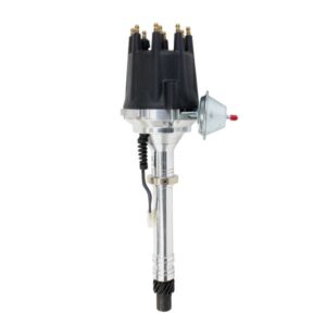 TSP Pro Series Pro Billet Distributor with Vac; Chevy SB/BB Gen 2 Mark IV V8; Black