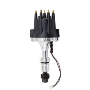 TSP Pro Series Pro Billet Distributor; Oldsmobile V8 Gen. 2 (260; 370); Black