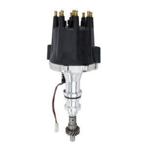 TSP Pro Series Pro Billet Distributor; Ford BB (370-460);351C;400;351M V8; Black