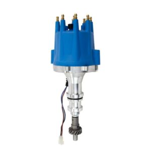 TSP Pro Series Pro Billet Distributor; Ford BB (370-460);351C;400;351M V8; Blue