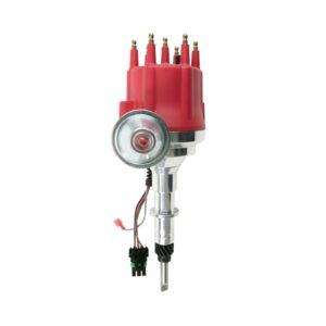 TSP Pro Series Ready to Run Distributor; Chevy L6 (194-292); Red