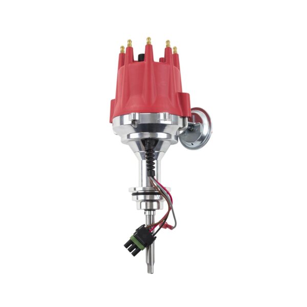 TSP Pro Series Pro Billet Distributor; Chrysler "FirePower" (Hemi) V8 (392); Red