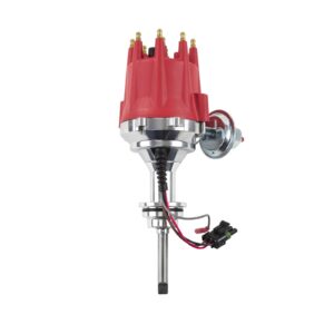 TSP Pro Series Pro Billet Distributor; Chrysler FirePower Hemi V8 (331;354); Red