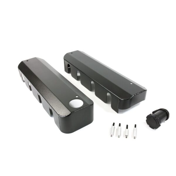 TSP Coil Covers; Fab. Alum.; LSX; Black
