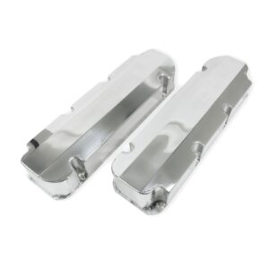 TSP Valve Covers; Fab. Alum.; Short Bolt wthout Holes BBF; Polished