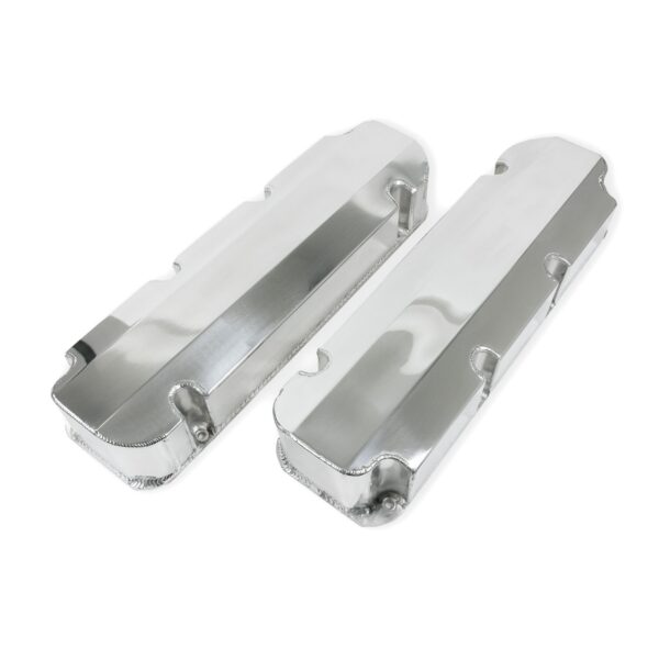 TSP Valve Covers; Fab. Alum.; Short Bolt wthout Holes BBF; Polished