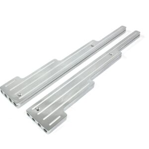 TSP Wire Looms; 9mm Ball Milled Aluminum Perimeter Bolt Valve Covers; Polished