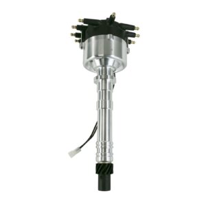 TSP Pro Series Pro Billet Low-Profile Distributor; Chevy V8; Black