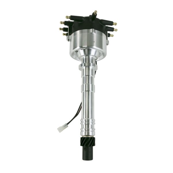 TSP Pro Series Pro Billet Low-Profile Distributor; Chevy V8; Black