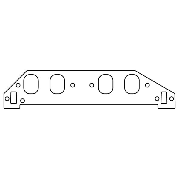 Cometic Gasket Automotive Chevrolet Mark-IV; GM Gen-V/VI Big Block V8 .060 in Fiber Intake Manifold Gasket; With Pro-Filer Hitman 12 Degree Series P/N: 184 Heads