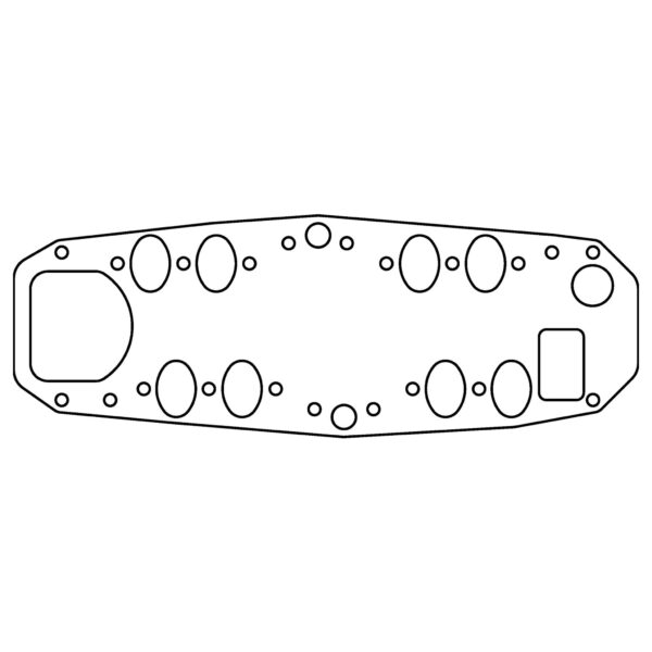 Cometic Gasket Automotive Ford 8BA/8CM Flathead V8 .060 in KF Intake Manifold Gasket; 1948-1953