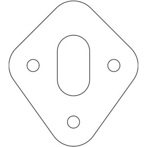 Cometic Gasket Automotive Ford 8BA/8CM Flathead V8 .031 in Fiber Dipstick Tube Gasket
