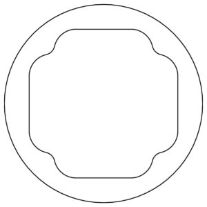 Cometic Gasket Automotive Ford 8BA/8CM Flathead V8 .060 in Fiber Oil Pump Relief Nut Gasket; 1948-1953