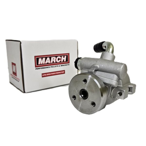 March Ultra Series GM Type 2 Pump, Bolt On Pulley, 1300 PSI, Natural, Remote