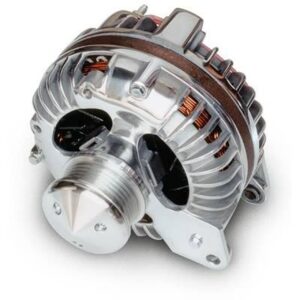 Chrysler 100 AMP Chrome Alternator; 1 Wire