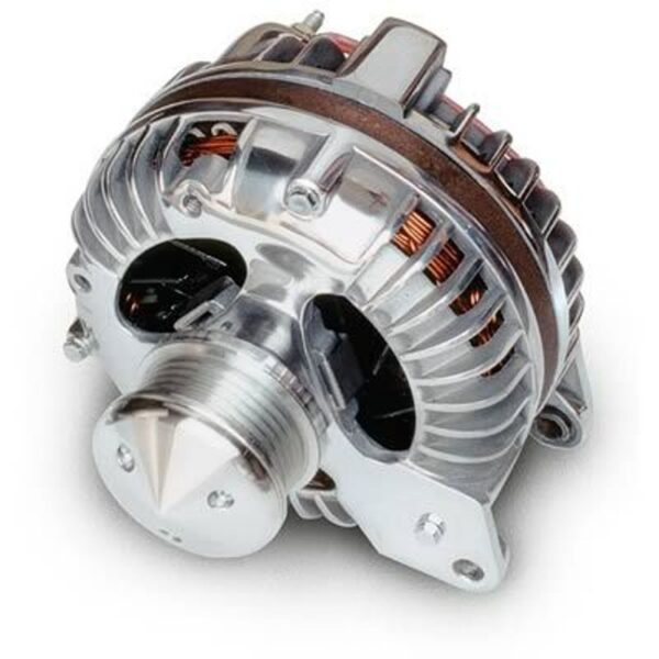 Chrysler 100 AMP Chrome Alternator; 1 Wire