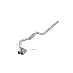 MBRP Exhaust 3in. Cat Back; Dual Center Outlet; Race; AL