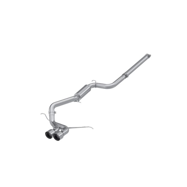 MBRP Exhaust 3in. Cat Back; Dual Center Outlet; Race; AL