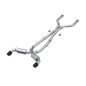 MBRP Exhaust 3" Cat Back, Dual Rear, T304 with Carbon Fiber Tips