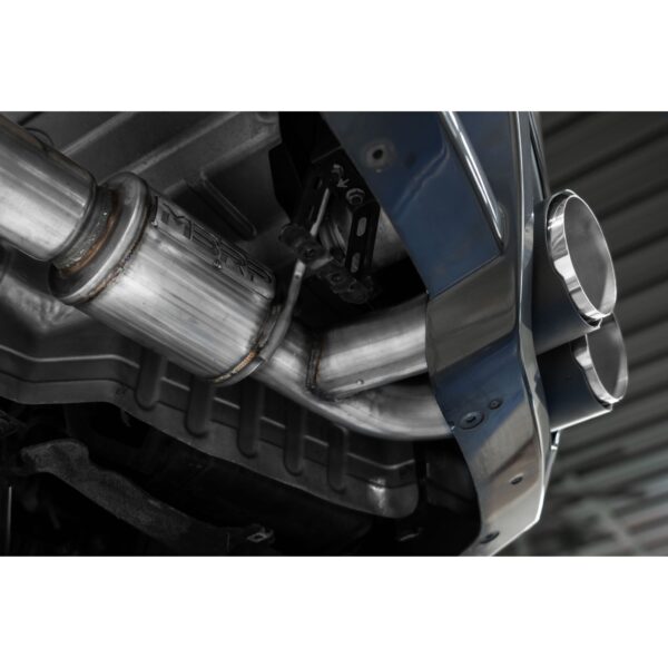 MBRP Exhaust 3.5" Cat Back, Dual Split Rear, T304, Quad CF Tip