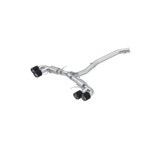 MBRP Exhaust 3.5" Cat Back, Dual Split Rear, T304, Quad CF Tip