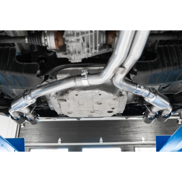 MBRP Exhaust 2.5" Resonator Back, Dual Split Rear,with Quad Tips T304