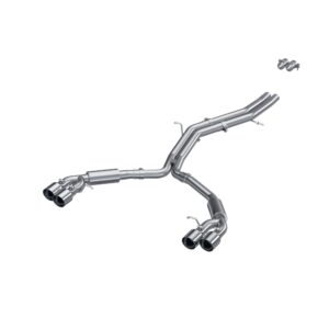 MBRP Exhaust 2.5" Resonator Back, Dual Split Rear,with Quad Tips T304