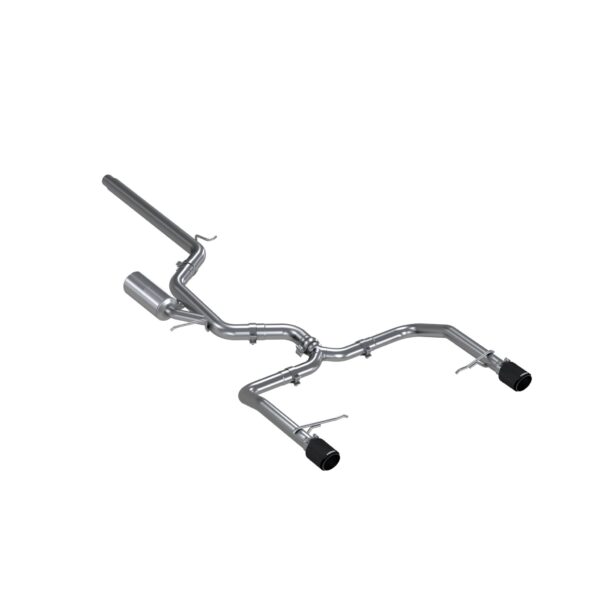 MBRP Exhaust 3" Cat Back, Dual Split Rear,with Carbon Fiber Tips T304