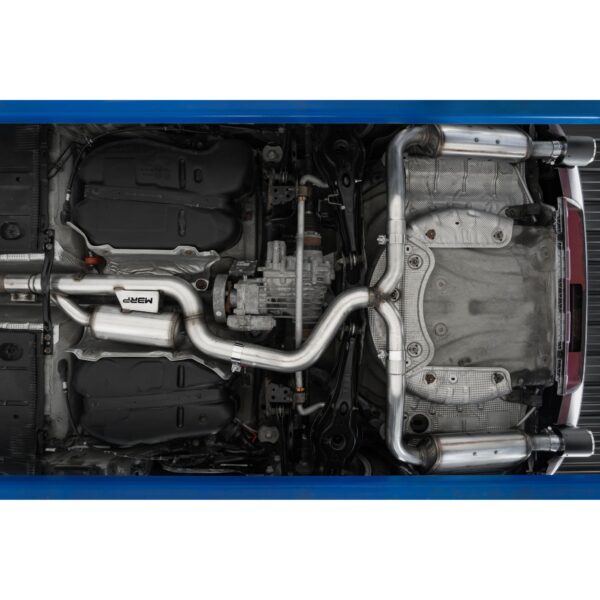 MBRP Exhaust 3in. Cat Back; 2.5in Dual Split Through Rear Bumper; T304