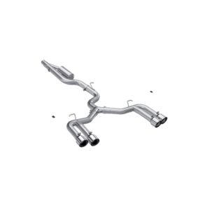 MBRP Exhaust 3" Cat Back, Quad Split Rear, T304