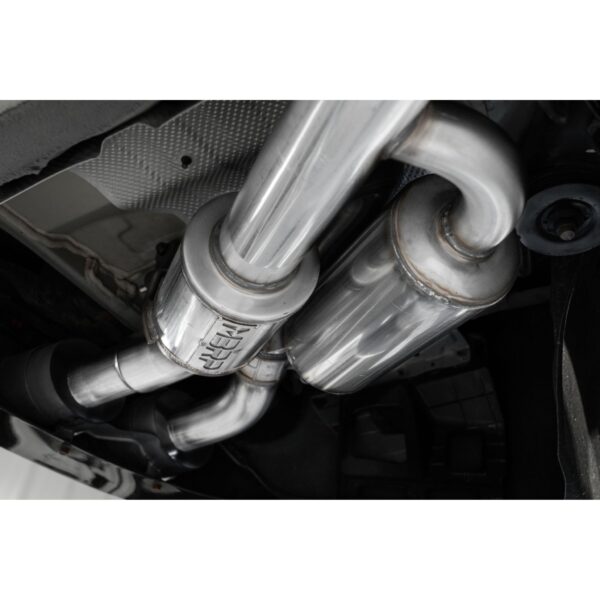 MBRP Exhaust 2.5" Cat Back, Dual Split Rear, Quad Outlet, T304