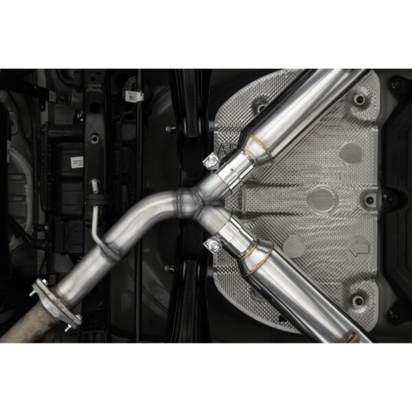 MBRP Exhaust 3in. Axle-Back; Dual Split Quad Rear Exit; AL
