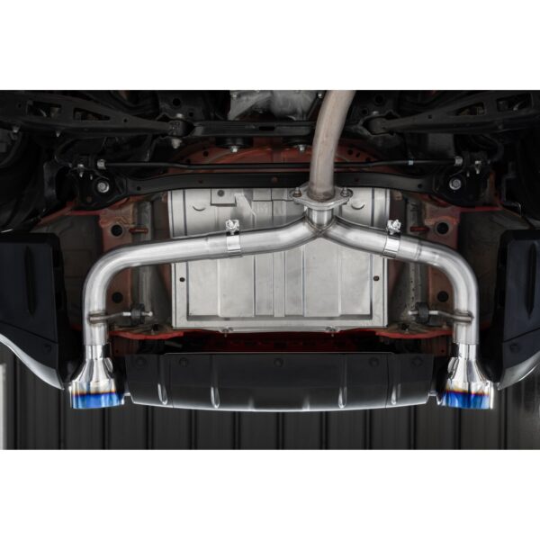 MBRP Exhaust 2.5" Axle-Back; Dual Rear Exit; CF Tips