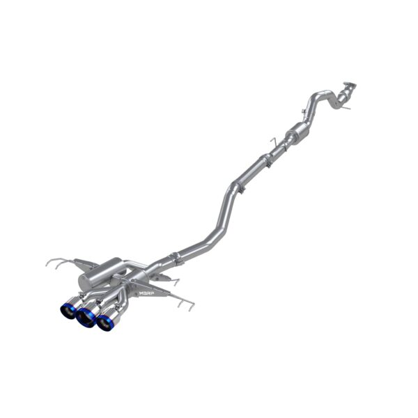 MBRP Exhaust 3" Cat Back, Triple Rear Exit, T304, BE Tips