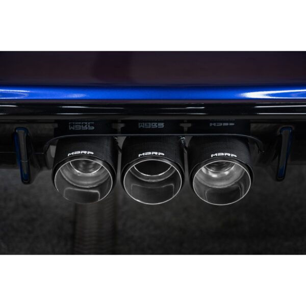 MBRP Exhaust 3" Cat Back, Triple Rear Exit, T304, CF Tips