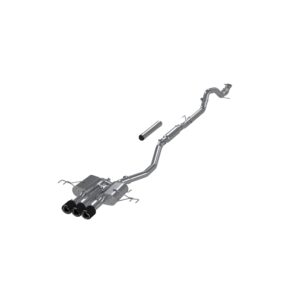 MBRP Exhaust 3" Cat Back, Triple Rear Exit, T304, CF Tips