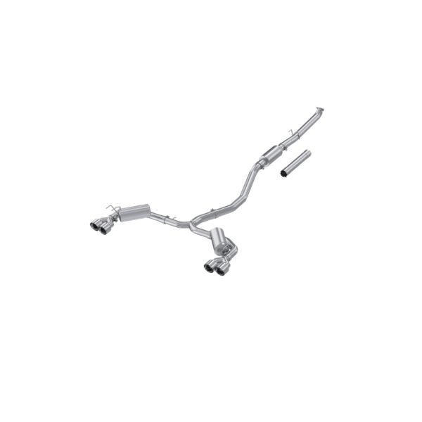 MBRP Exhaust 3in. Cat Back; 2.5in Dual Split Rear; AL