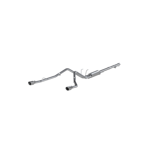 MBRP Exhaust 2 1/2in. Cat Back; Dual Split Rear; T409 (through stock bumper)