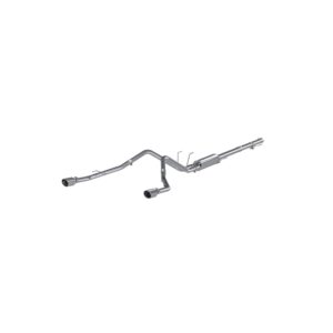 MBRP Exhaust 2 1/2in. Cat Back; Dual Split Rear; AL (through stock bumper)
