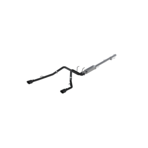 MBRP Exhaust 2 1/2in. Cat Back; Dual Split Rear; Black Coated (through stock bumper)