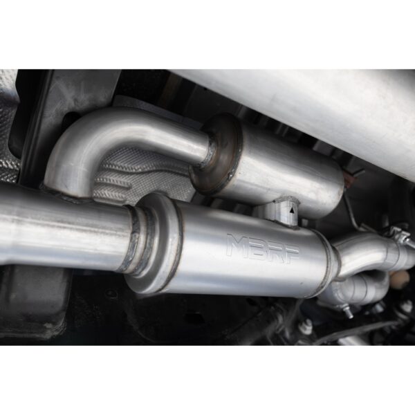 MBRP Exhaust 3 Inch Cat Back, 2.5 Inch Dual Split Rear, Aluminized Steel
