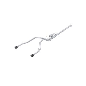 MBRP Exhaust 3 Inch Cat Back, 2.5 Inch Dual Split Rear, T304 with CF Tips