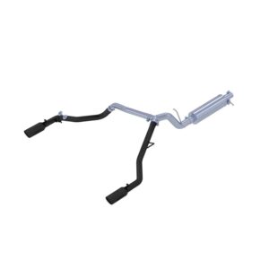 MBRP Exhaust 3" Cat Back, Single Side Exit, Black Coated