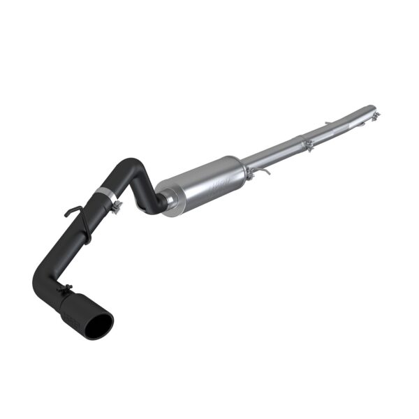 MBRP Exhaust 3" Cat Back, Single Side Exit, Black Coated