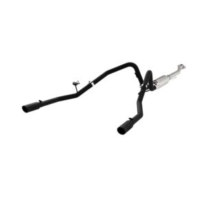 MBRP Exhaust 2 1/2in. Cat Back; Dual Rear; Black Coated