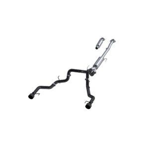 MBRP Exhaust 3in. Cat Back; Dual Split Rear;BLK
