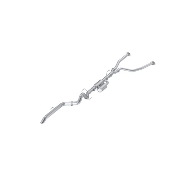 MBRP Exhaust 3in. Cat Back; Single High Clearance Rear Exit; AL